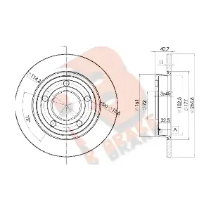 78RBD23275 R BRAKE