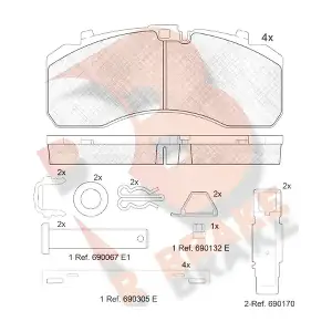 R BRAKE RB2091-073
