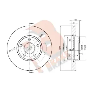 R BRAKE 78RBD23963