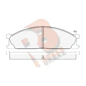 R BRAKE RB0884