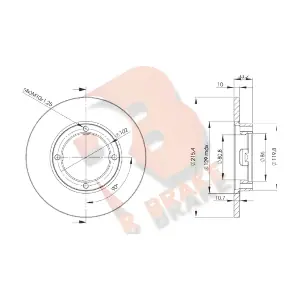 78RBD21160 R BRAKE
