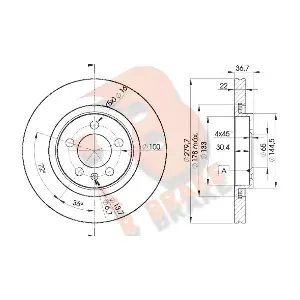 78RBD25603 R BRAKE