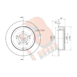 R BRAKE 78RBD24650