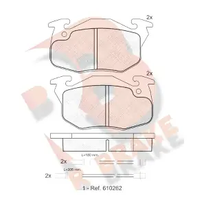 R BRAKE RB0866
