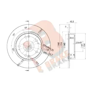 78RBD22510 R BRAKE