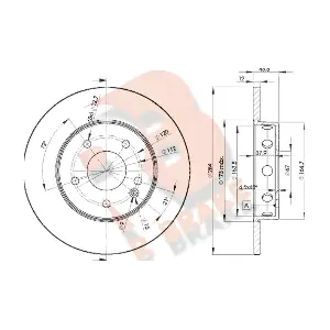 78RBD23180 R BRAKE