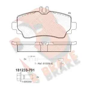 R BRAKE RB1233-701
