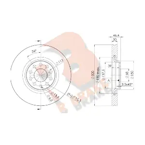 R BRAKE 78RBD23615