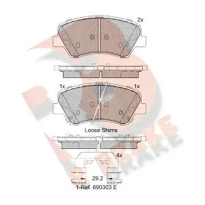 R BRAKE RB2029