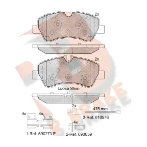 R BRAKE RB2116-203