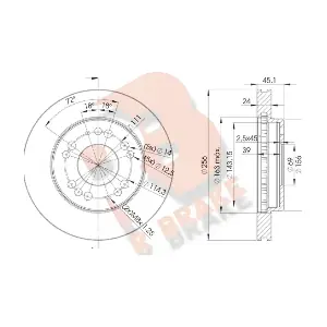 R BRAKE 78RBD28110