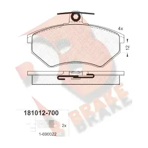 R BRAKE RB1012-700