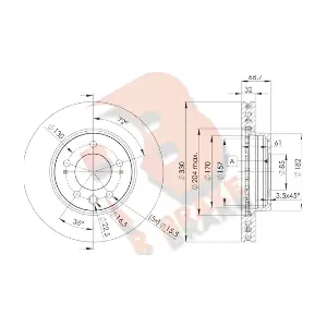 78RBD13327 R BRAKE