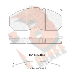 R BRAKE RB1405