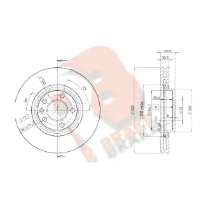 78RBD23020 R BRAKE