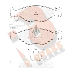 R BRAKE RB1226