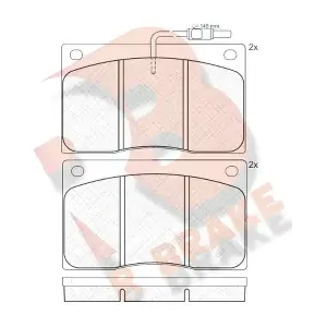 R BRAKE RB0544