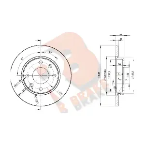R BRAKE 78RBD24689