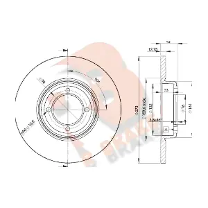 R BRAKE 78RBD24642