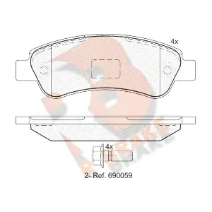R BRAKE RB1804