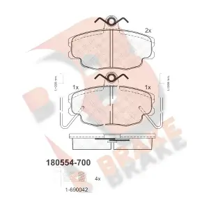 R BRAKE RB0554-700