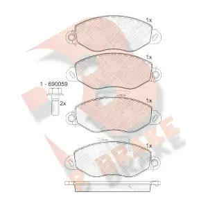 R BRAKE RB1808