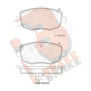 R BRAKE RB1845