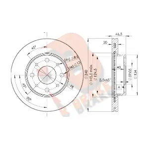R BRAKE 78RBD20178