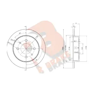 R BRAKE 78RBD27763