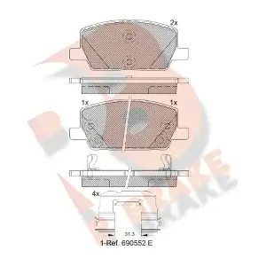 R BRAKE RB2355