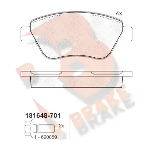 R BRAKE RB1648-701