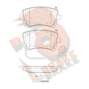 R BRAKE RB1674203