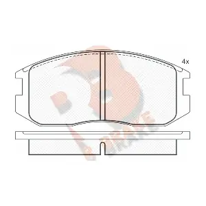 R BRAKE RB0875