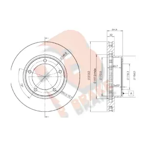 R BRAKE 78RBD21265