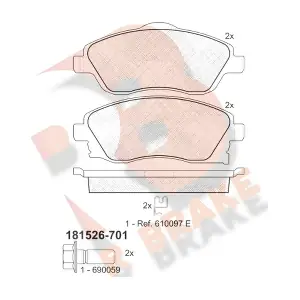 R BRAKE RB1526-701
