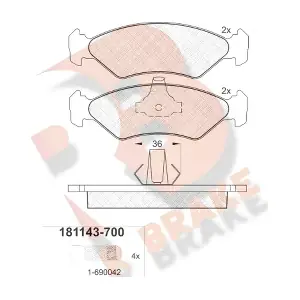 R BRAKE RB1143-700