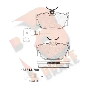 R BRAKE RB1614-700