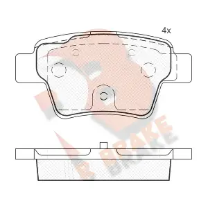 R BRAKE RB1765