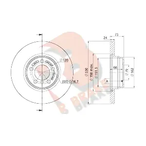 R BRAKE 78RBD23417