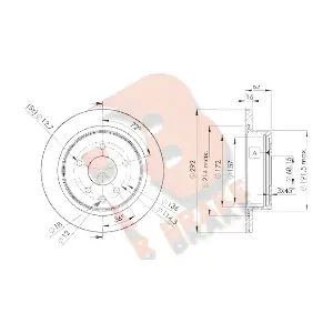 R BRAKE 78RBD22071