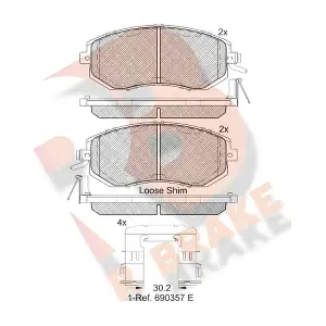 R BRAKE RB2199