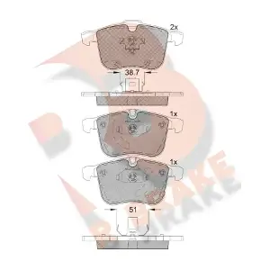 R BRAKE RB1681