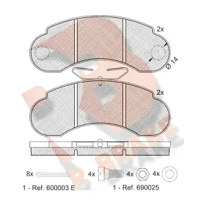 R BRAKE RB0893