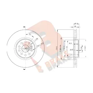 R BRAKE 78RBD24921