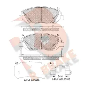 R BRAKE RB1997233