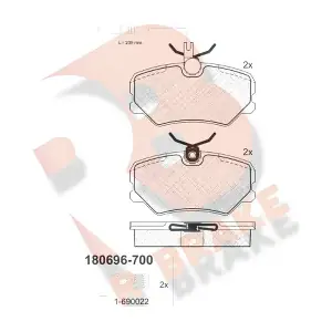 R BRAKE RB0696-700