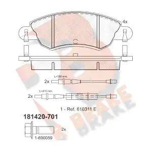 RB1420-701 R BRAKE