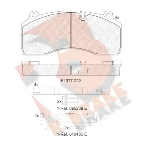 RB1977-222 R BRAKE