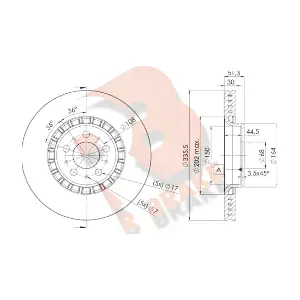 R BRAKE 78RBD27301