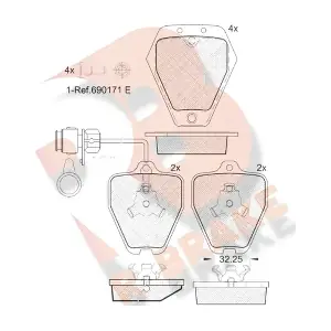 R BRAKE RB1693